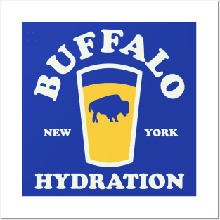 Buffalo New York Beer Buffalo Hydration Funny Posters and Art